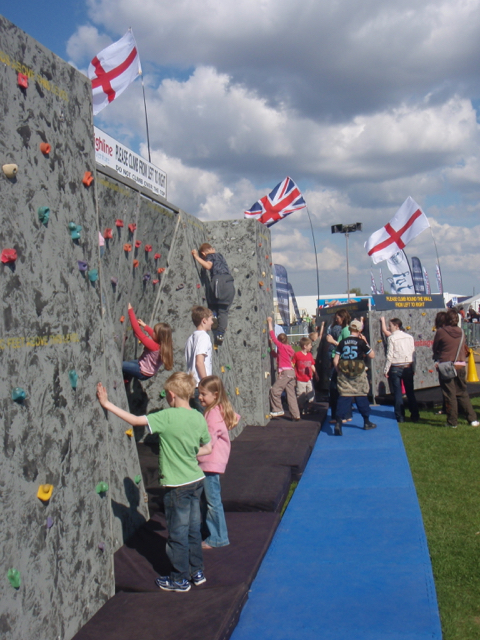 Bouldering wall